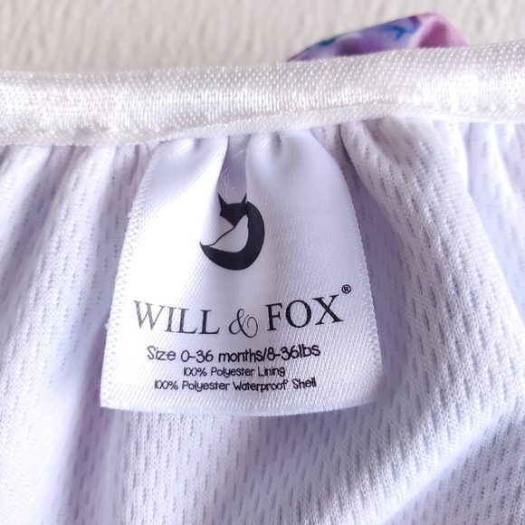 Will & Fox 2 Piece Swim Tankini & Diaper Floral Baby Girls 0-36 Months - Picture 8 of 9